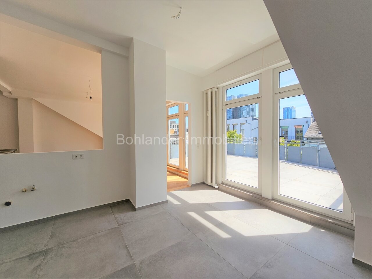 Küche mit Terrassenzugang Küche mit Terrassenzugang